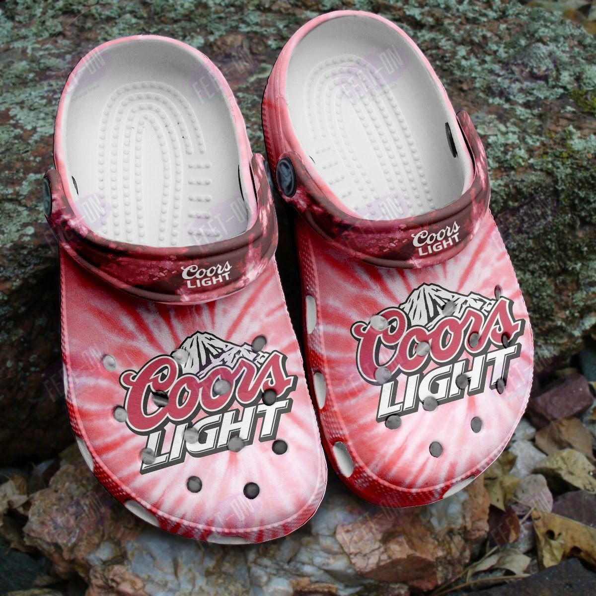 BEST Coors Light white red crocs crocband Shoes