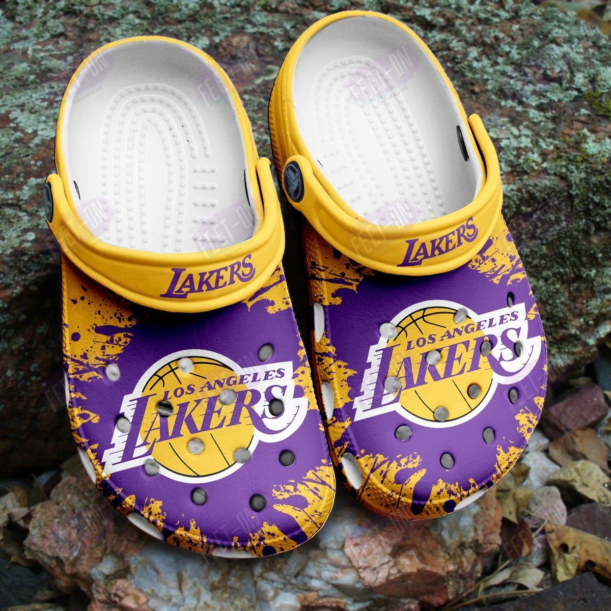 BEST Los Angeles Lakers NBA crocs crocband Shoes