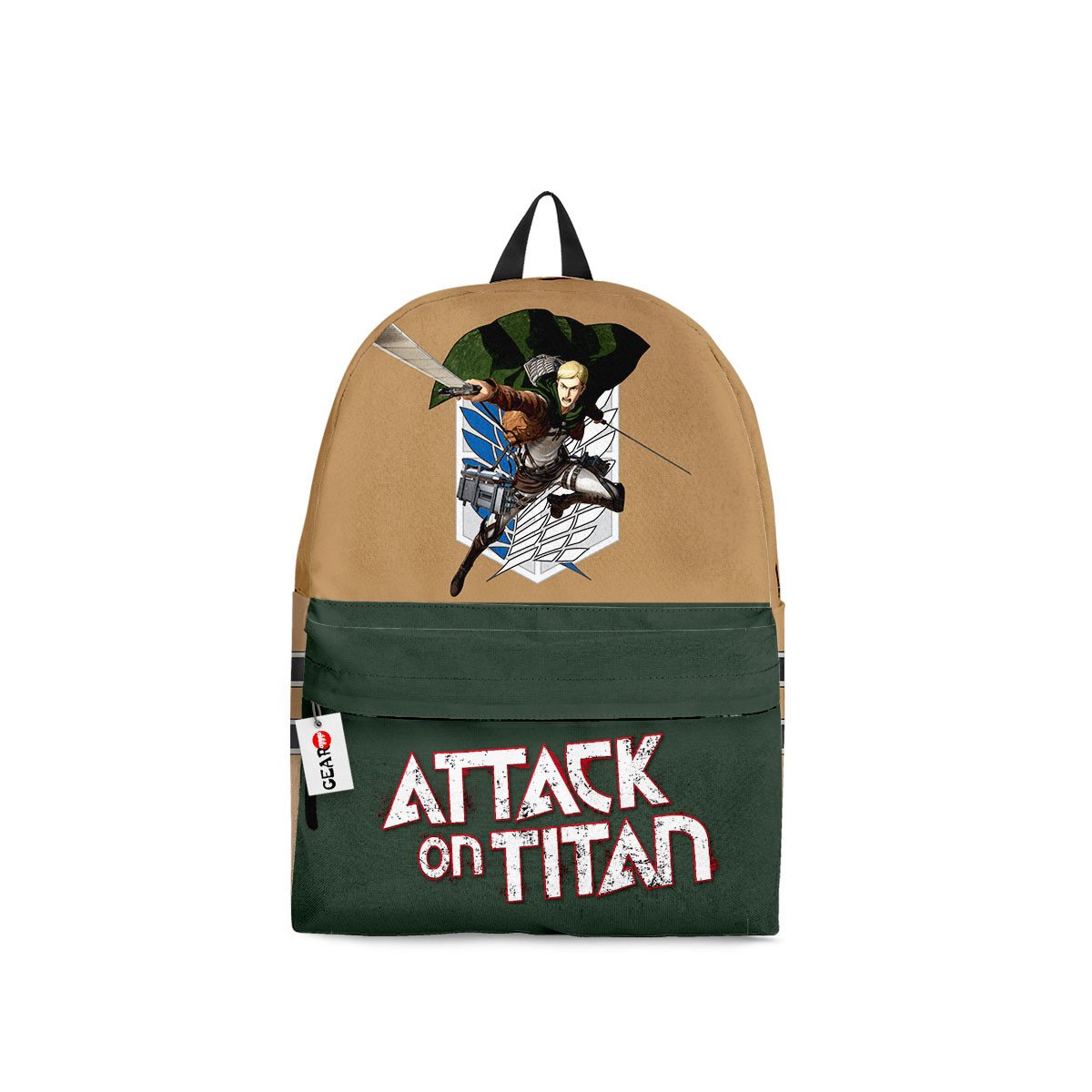 BEST Erwin Smith Attack On Titan Anime Printed 3D Leisure Backpack