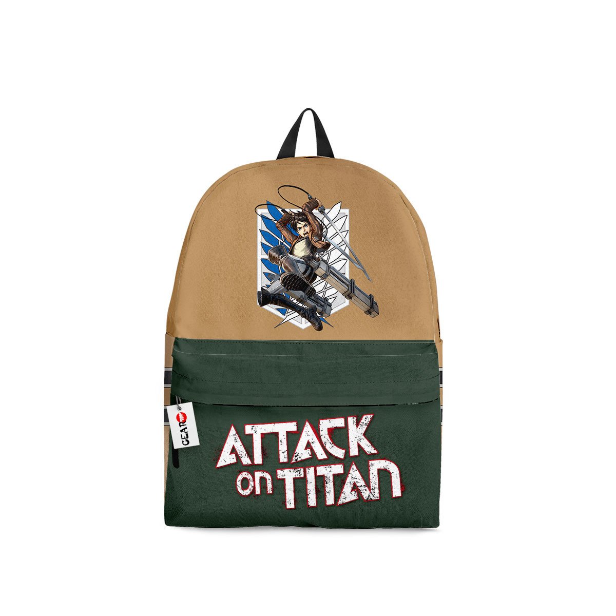 BEST Eren Yeager Attack On Titan Anime Printed 3D Leisure Backpack