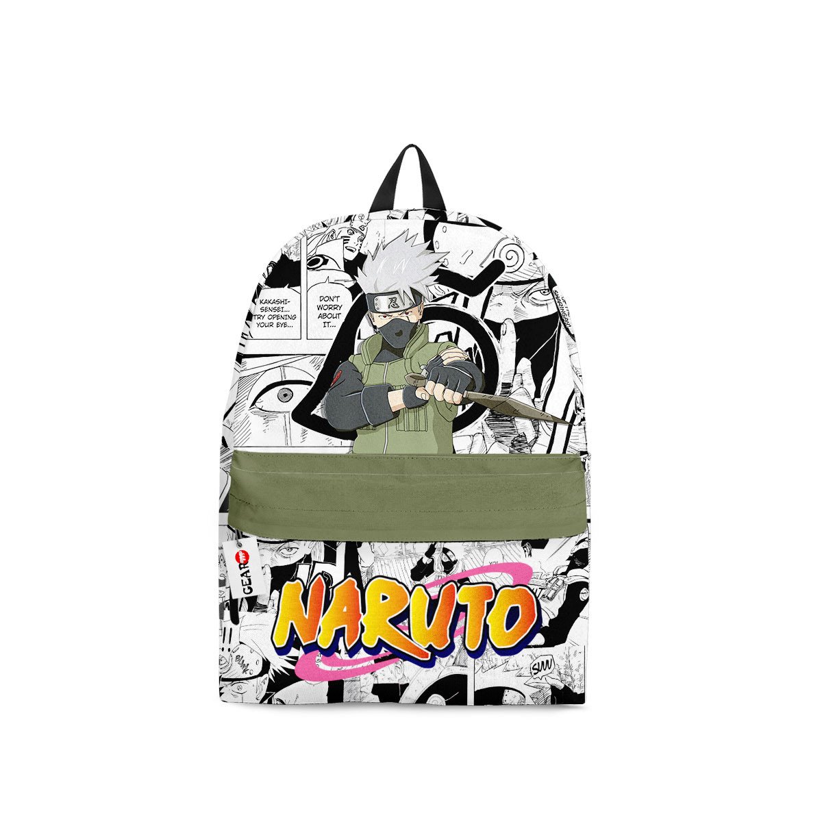 BEST Kakashi Hatake Naruto Anime Manga Style Printed 3D Leisure Backpack