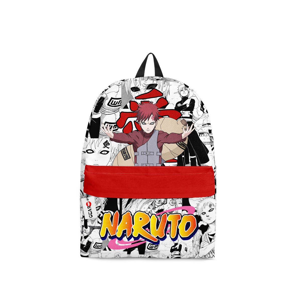 BEST Gaara Naruto Anime Manga Style Printed 3D Leisure Backpack