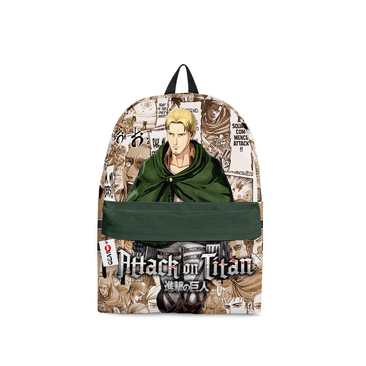 BEST Erwin Smith Attack on Titan Anime Manga Style Printed 3D Leisure Backpack