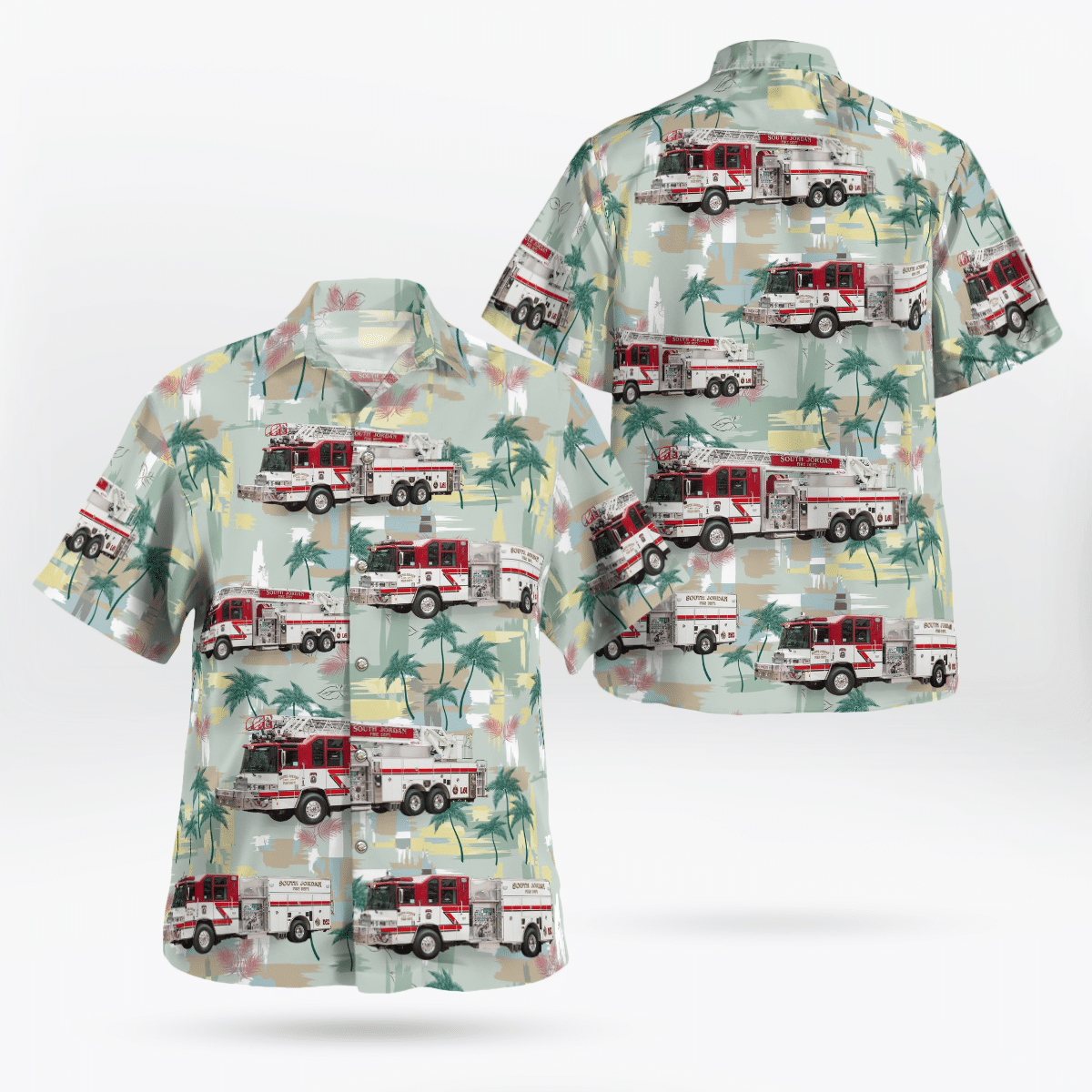 Utah South Jordan City Fire Department Hawaiian shirt