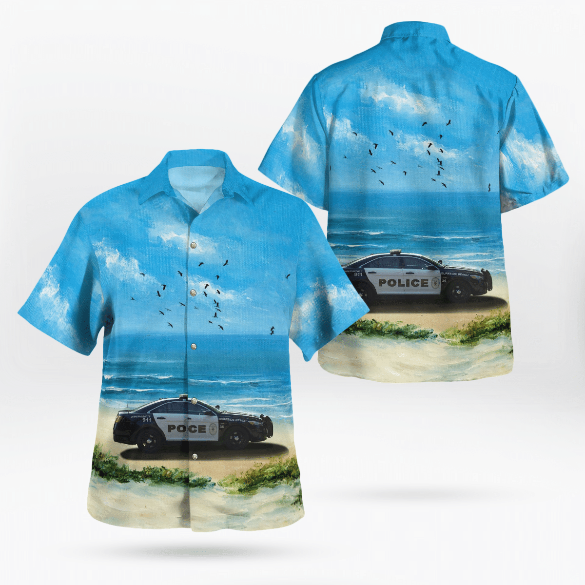 NEW Surfside Beach Police Department Surfside Beach South Carolina Hawaii Shirt