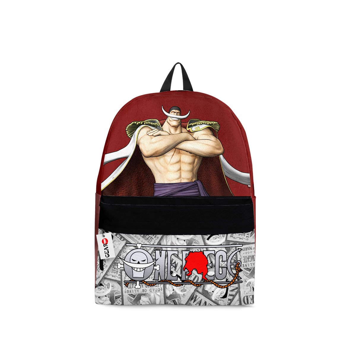 BEST Edward Newgate One Piece Anime Printed 3D Leisure Backpack