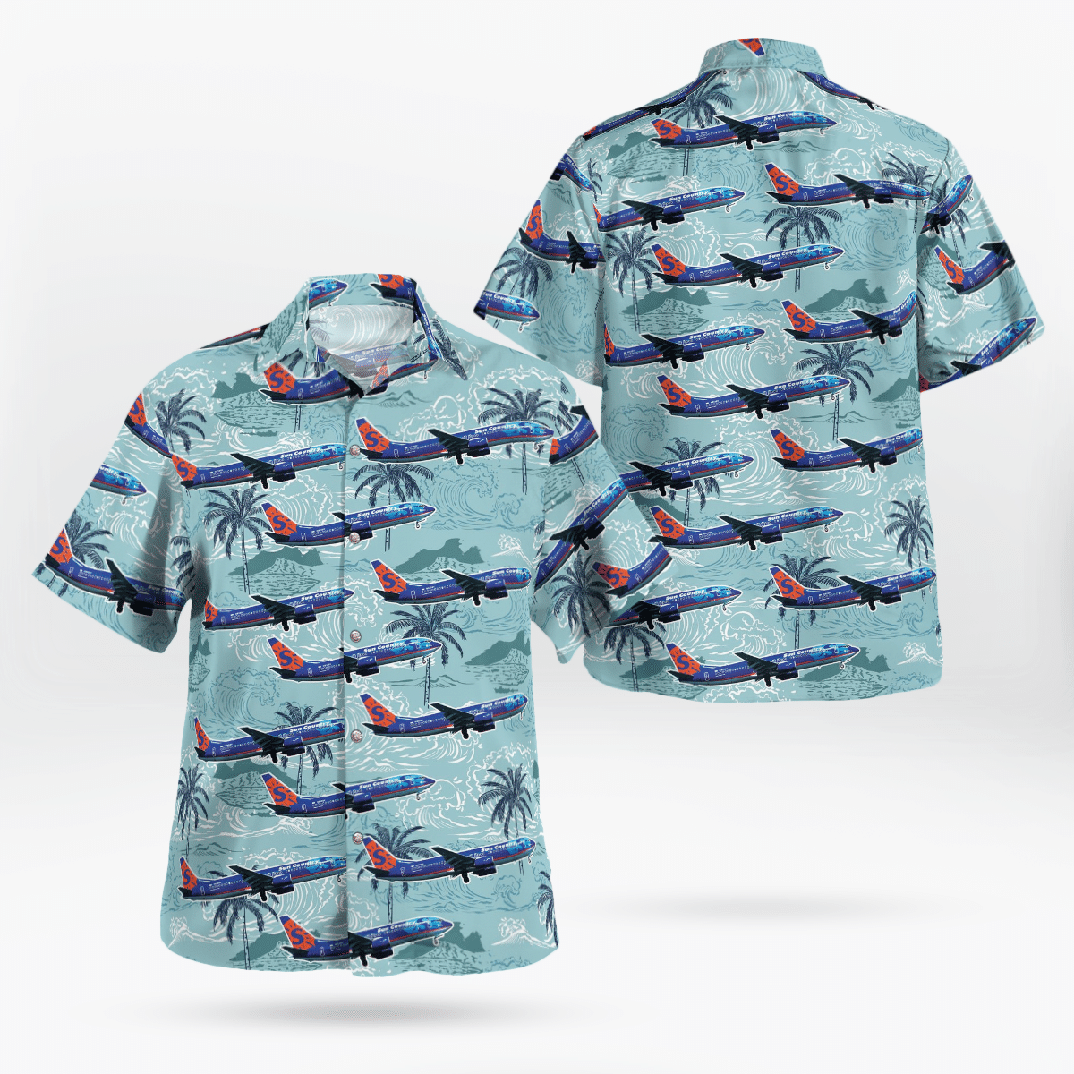 NEW Sun Country Airlines Boeing 737-800 Hawaii Shirt