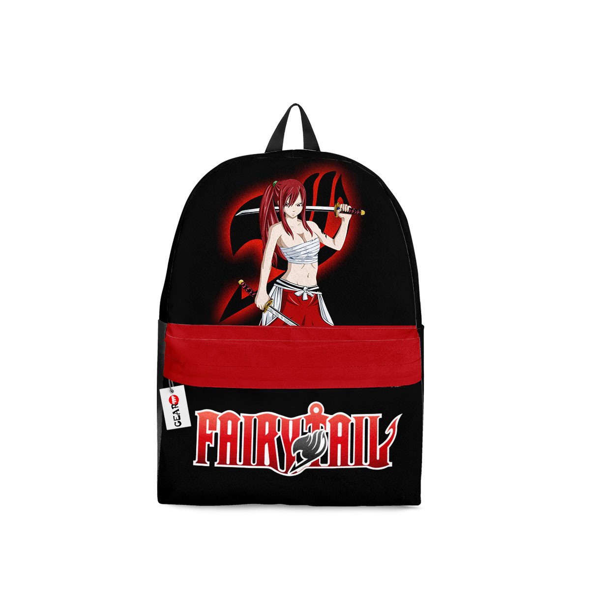 BEST Erza Scarlet Fairy Tail Anime Printed 3D Leisure Backpack