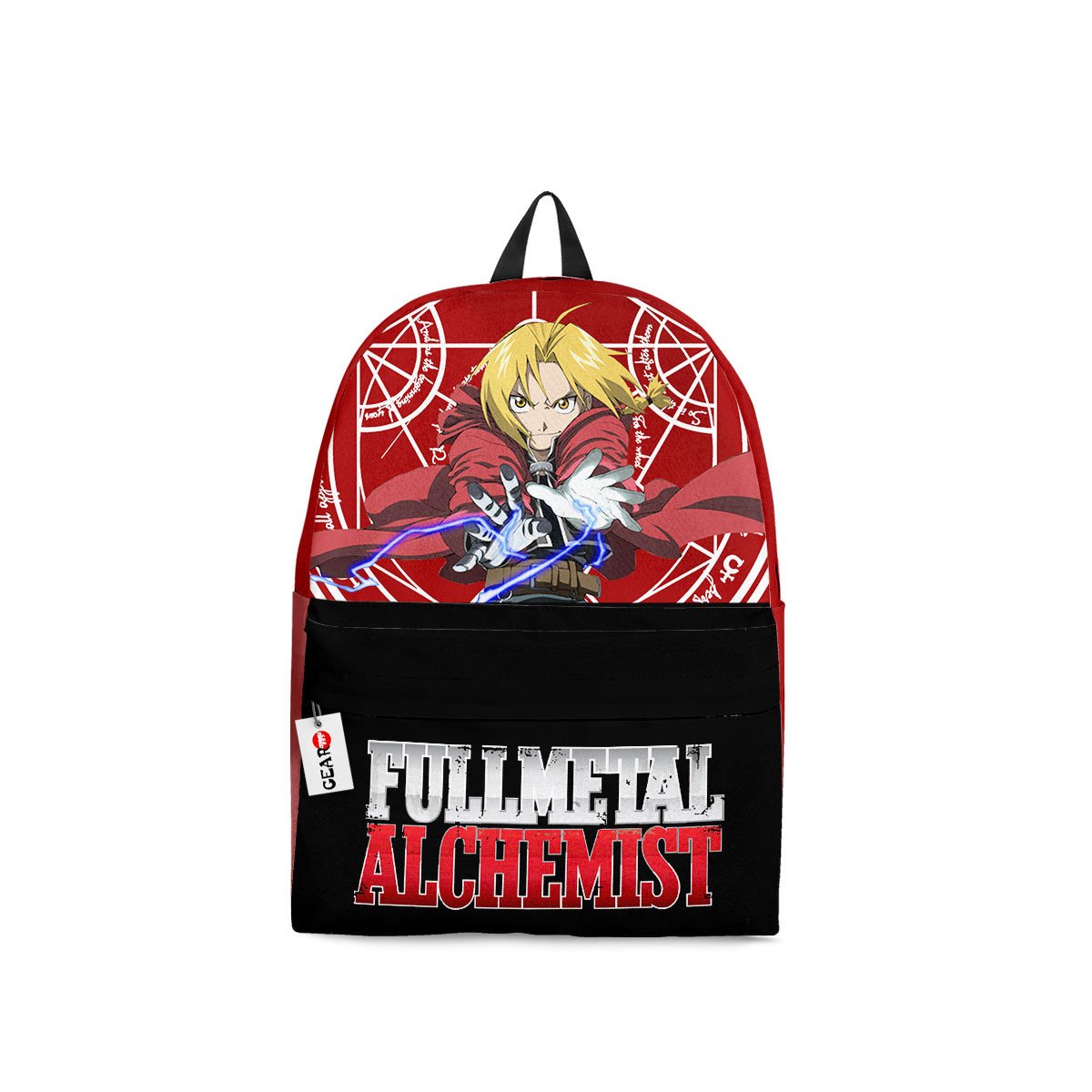 BEST Edward Elric Anime Fullmetal Alchemist Printed 3D Leisure Backpack