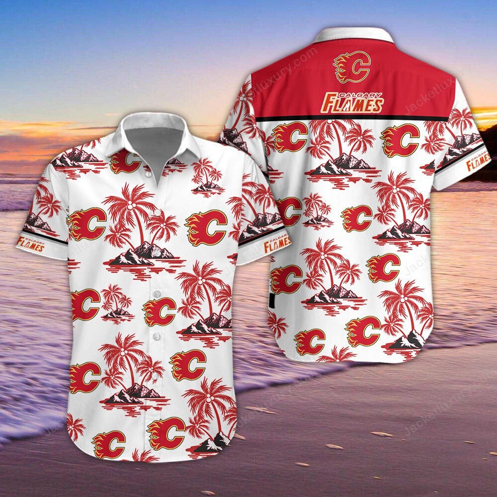 HOT Calgary Flames Hawaiian Shirt, Shorts
