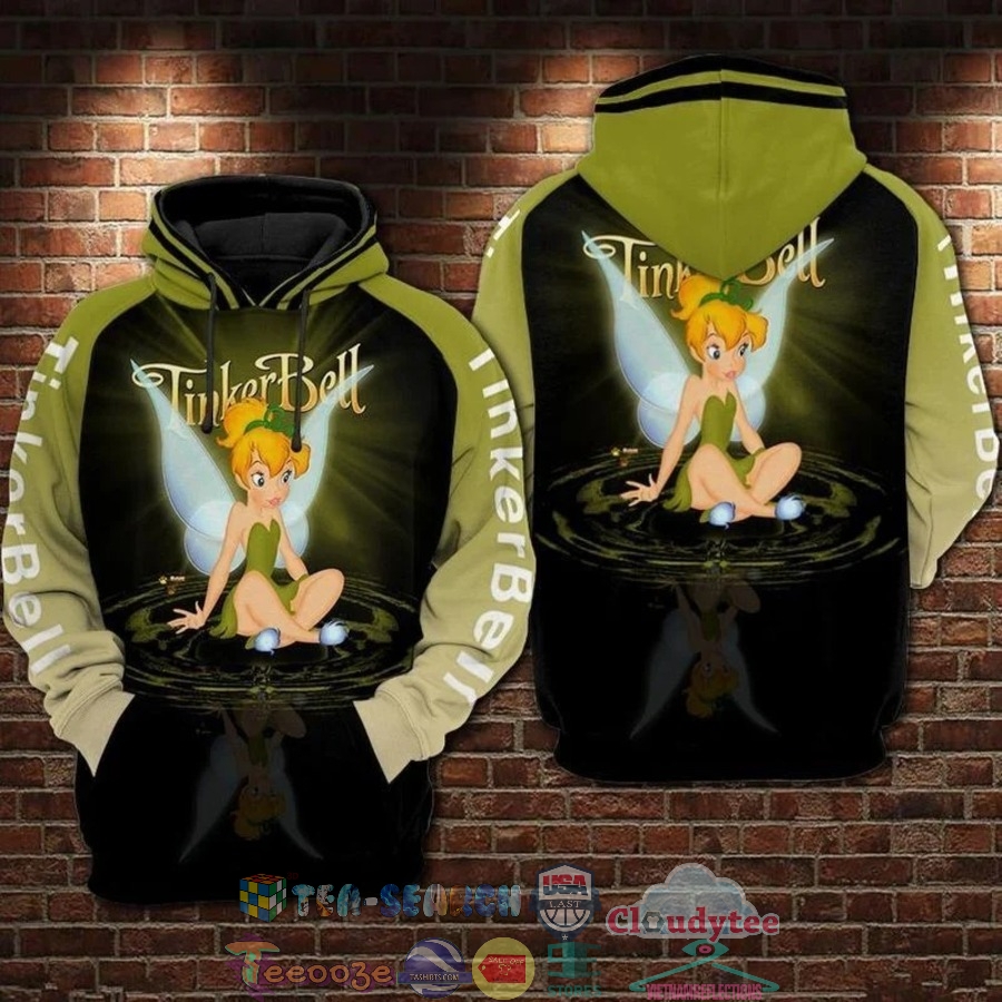 Tinker Bell Water Reflection 3D Hoodie