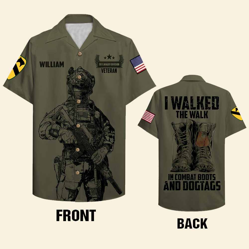 HOT Personalized Veteran I Walked The Walk Hawaii Shirt