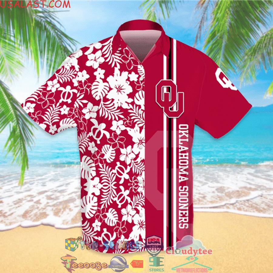 Oklahoma Sooners NCAA Team Tropical All Over Print Hawaiian Shirt