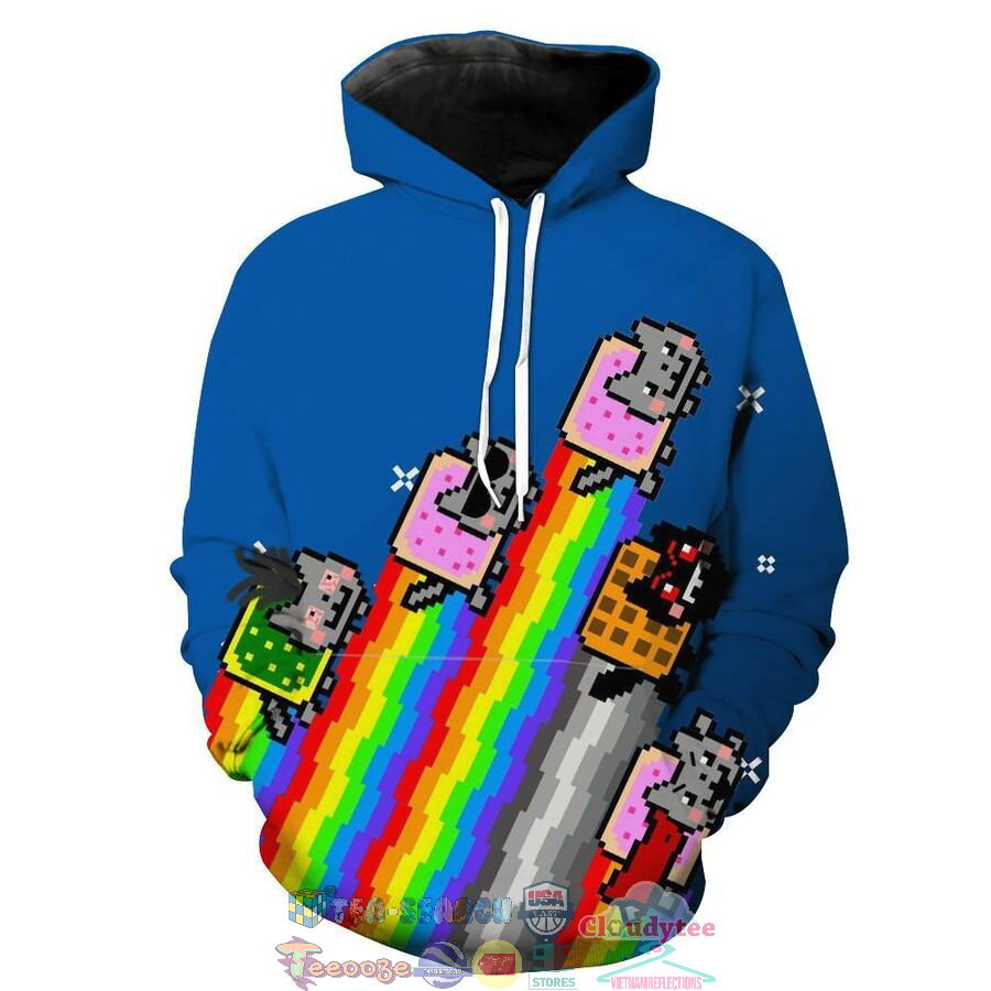 Funny Nyan Cat Meme Hoodie 3d