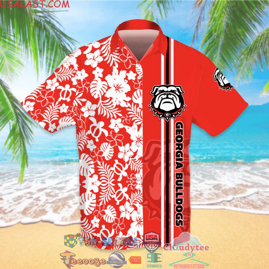 Georgia Bulldogs NCAA Team Tropical All Over Print Hawaiian Shirt