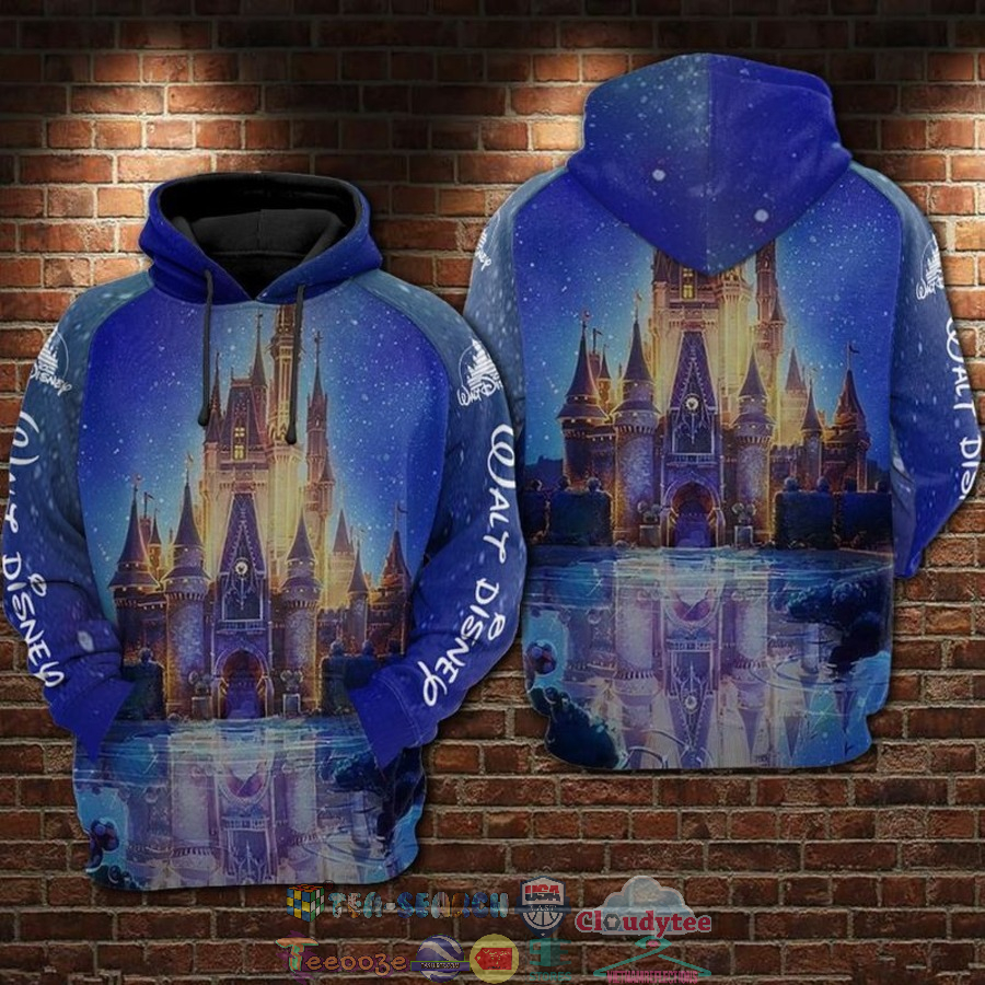 Walt Disney Castle 3D Hoodie