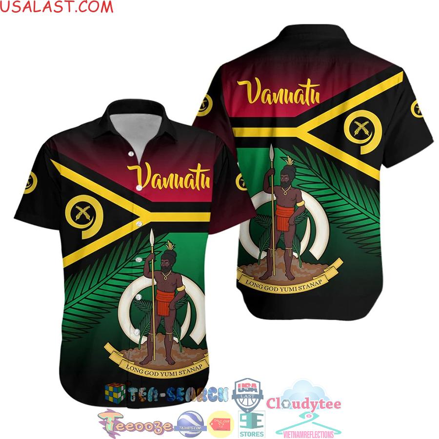 Vanuatu Rugby Long God Yumi Stanap Proud Vibes Hawaiian Shirt