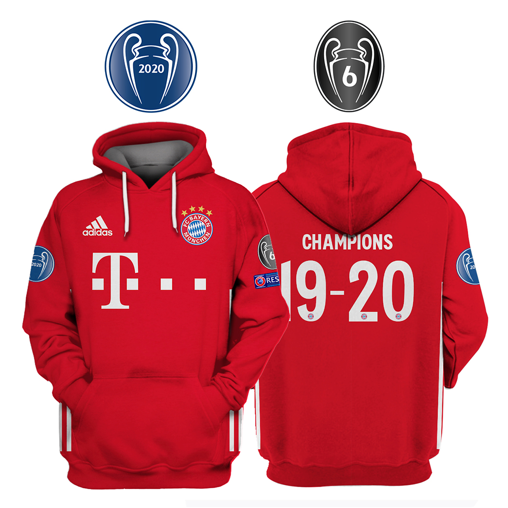 FC Bayern München champions 2020 3d hoodie, shirt – Hothot