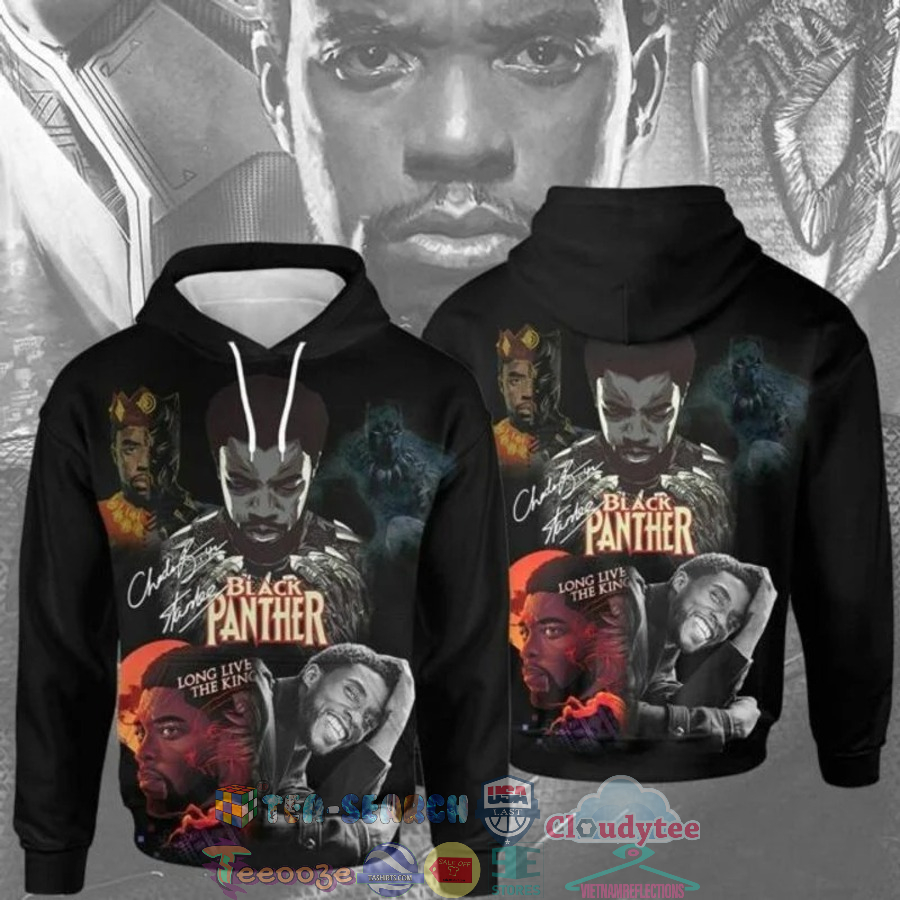 Black Panther Long Live The King Signature 3D Hoodie