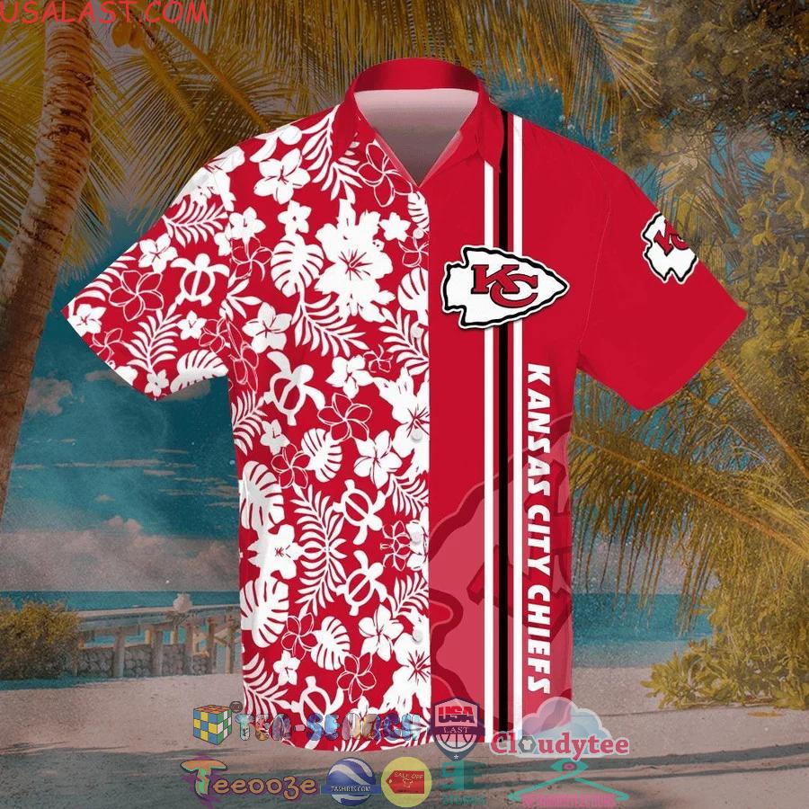 Kansas City Chiefs NFL Team Tropical All Over Print Hawaiian Shirt