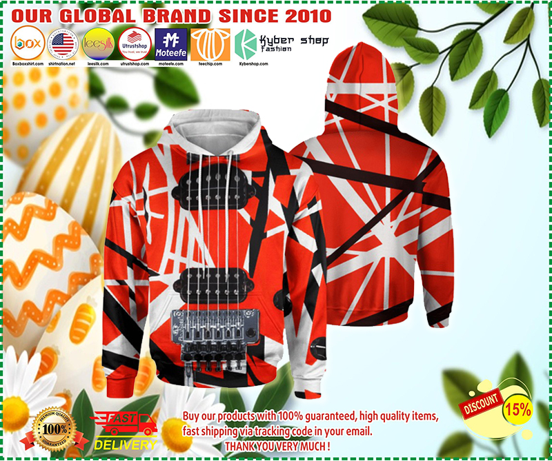Guitar Van Halen 3d hoodie – LIMITED EDITION