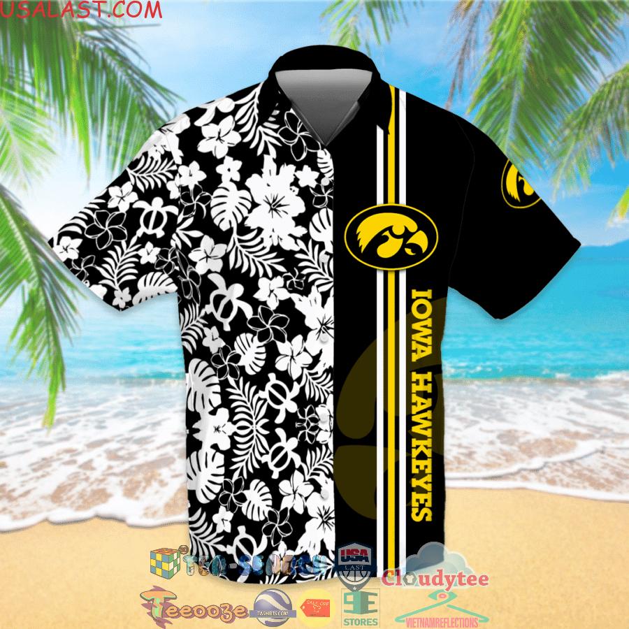 Iowa Hawkeyes NCAA Team Tropical All Over Print Hawaiian Shirt