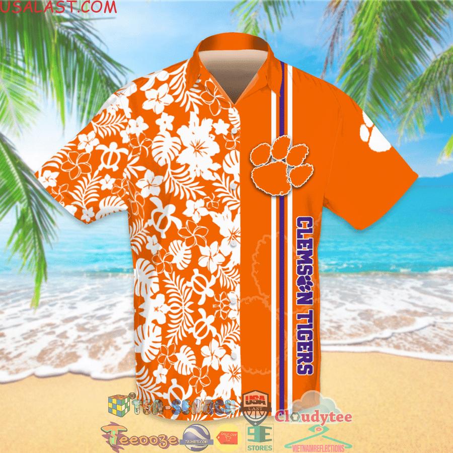 Clemson Tigers NCAA Team Tropical All Over Print Hawaiian Shirt