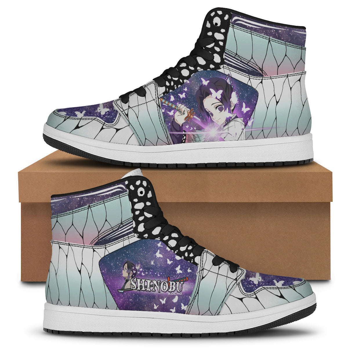 Shinobu Butterfly Air Jordan high top shoes