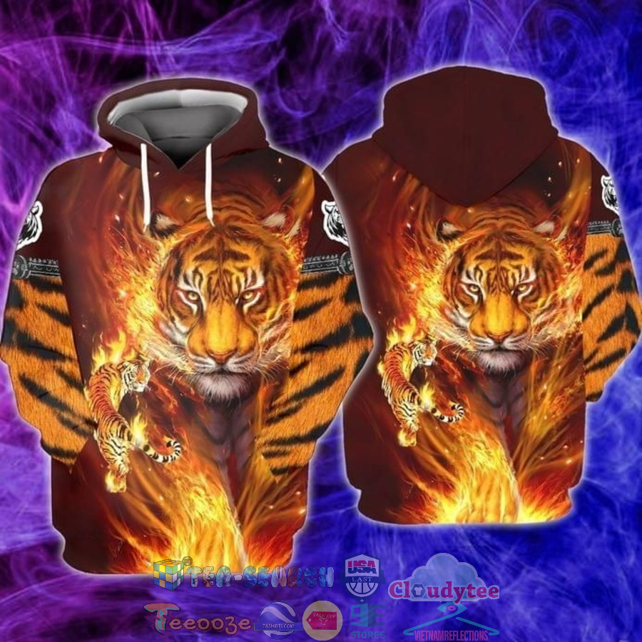 Tiger Full Printing 3D Hoodie