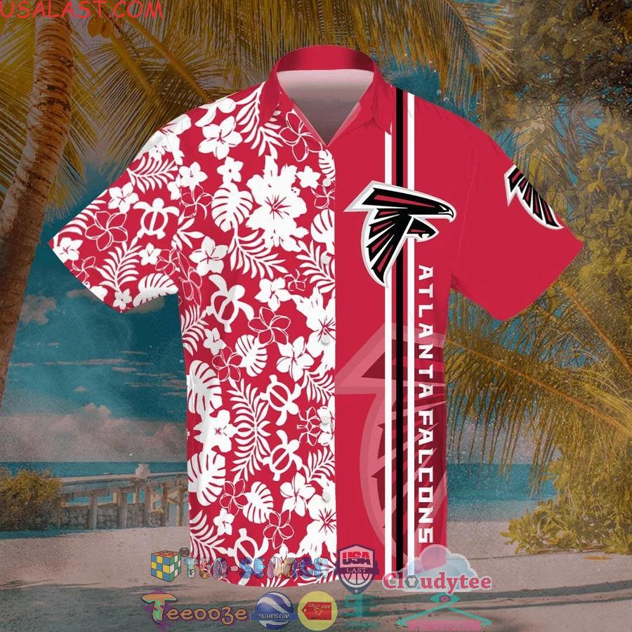 Atlanta Falcons NFL Team Tropical All Over Print Hawaiian Shirt