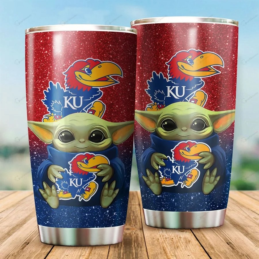 Kansas Jayhawks Yoda Tumbler – BBS