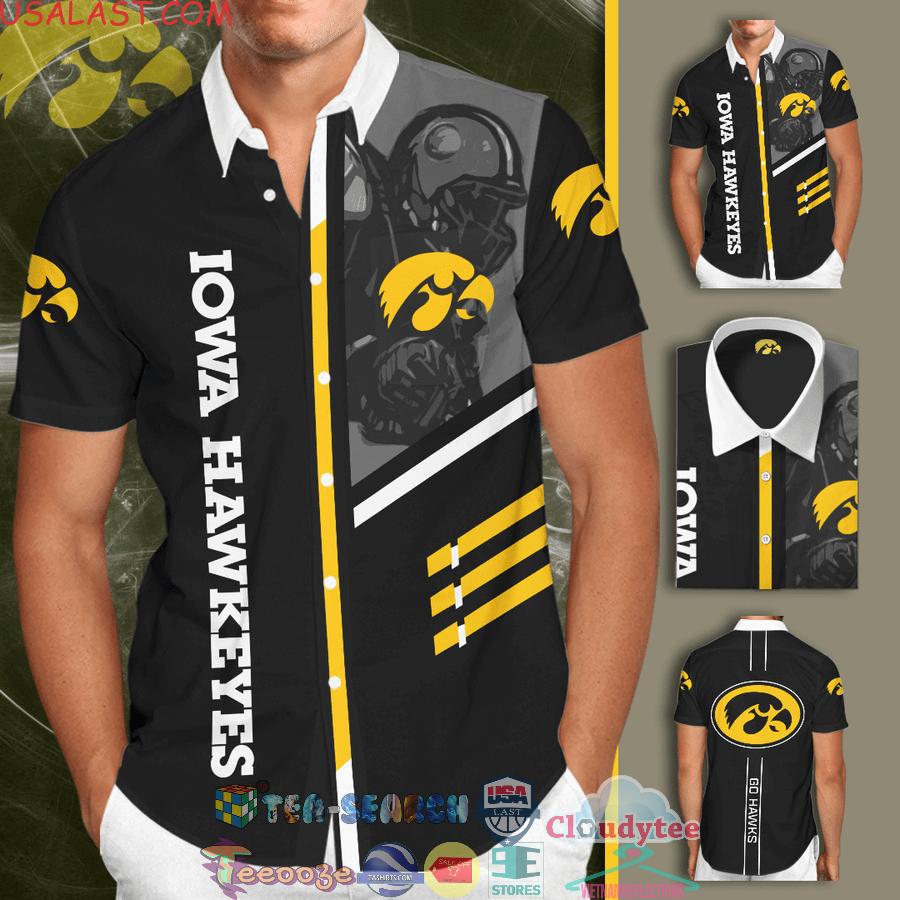 Iowa Hawkeyes NCAA Team Go Hawks All Over Print Hawaiian Shirt