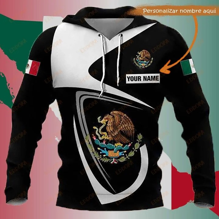Mexico personalize custom name 3d hoodie, shirt - Hothot