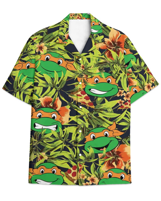 teenage mutant ninja turtles hawaiian shirt