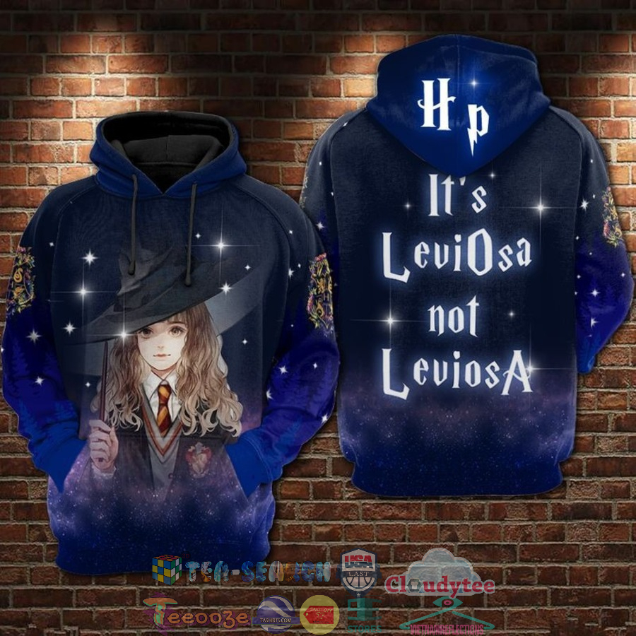 Hermione Granger Harry Potter It’s LeviOsa not LeviosA 3D Hoodie