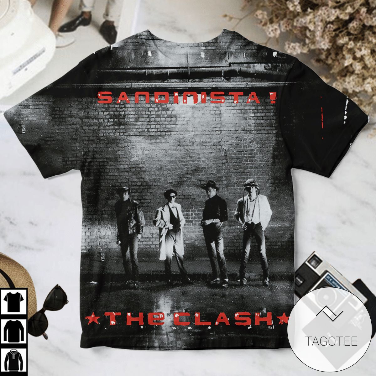 clash sandinista t shirt