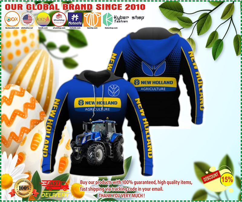 Tractor New Holland Agriculture 3D All Over Printed hoodie – LIMITED EDITION BBS
