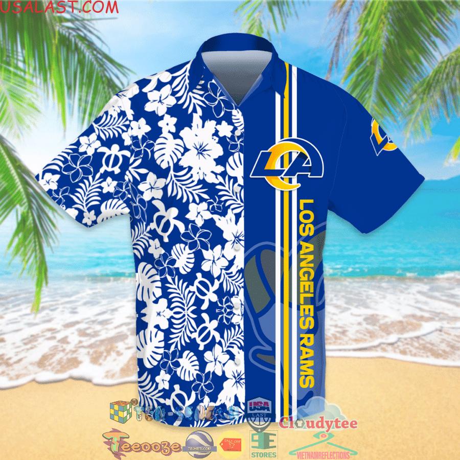 Los Angeles Rams NFL Team Tropical All Over Print Hawaiian Shirt