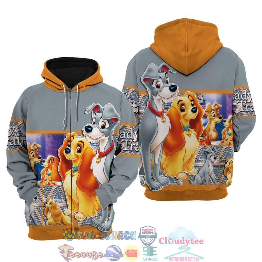 Lady And The Tramp Disney Hoodie 3d