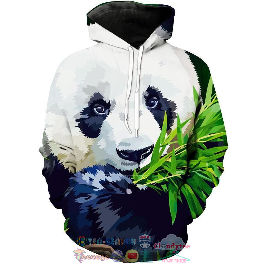 Cute Panda Hoodie 3d