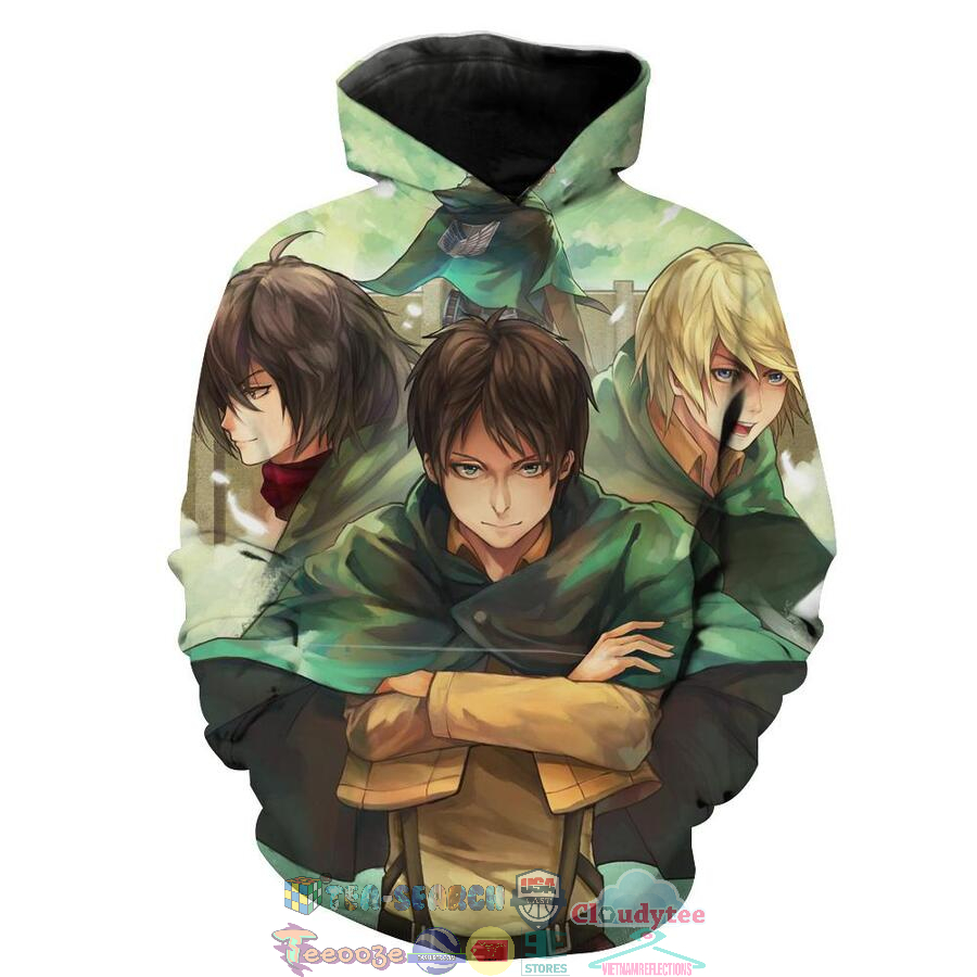 Attack On Titan Characters Hoodie 3d