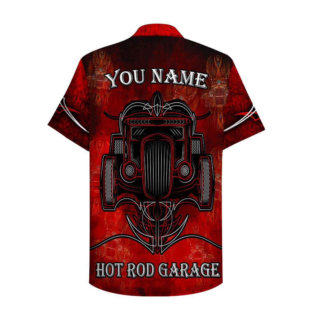 HOT Personalized Hot Rod Garrage Hawaii Shirt