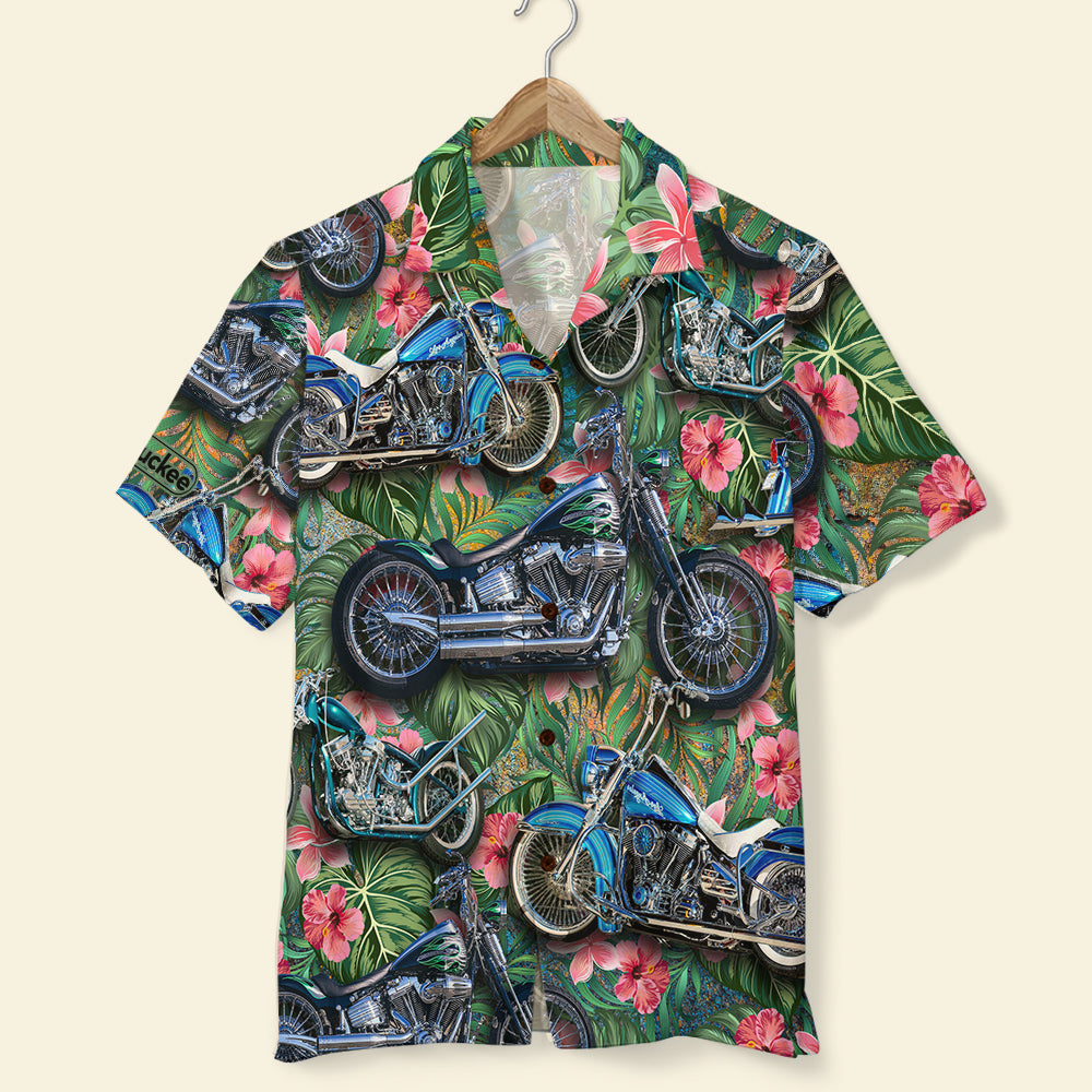 HOT BikerTropical Pattern Hawaii Shirt