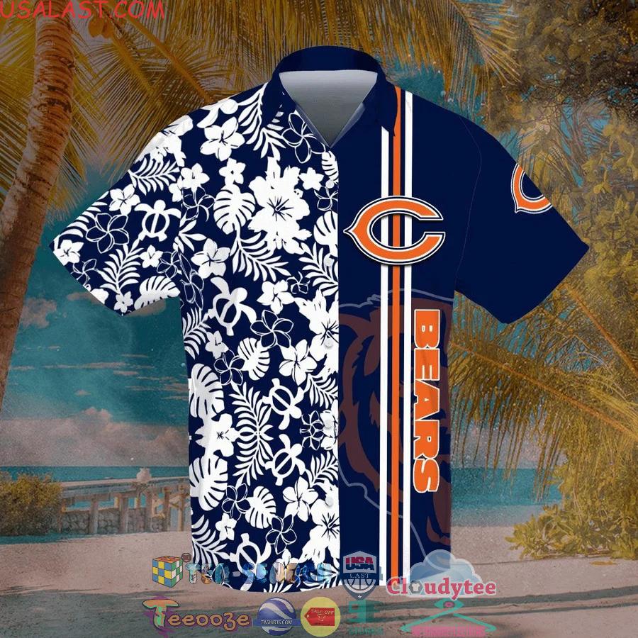 Chicago Bears NFL Team Tropical All Over Print Hawaiian Shirt