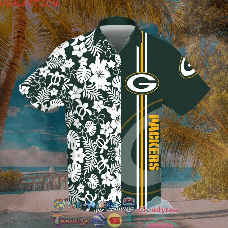 Green Bay Packers NFL Team Tropical All Over Print Hawaiian Shirt