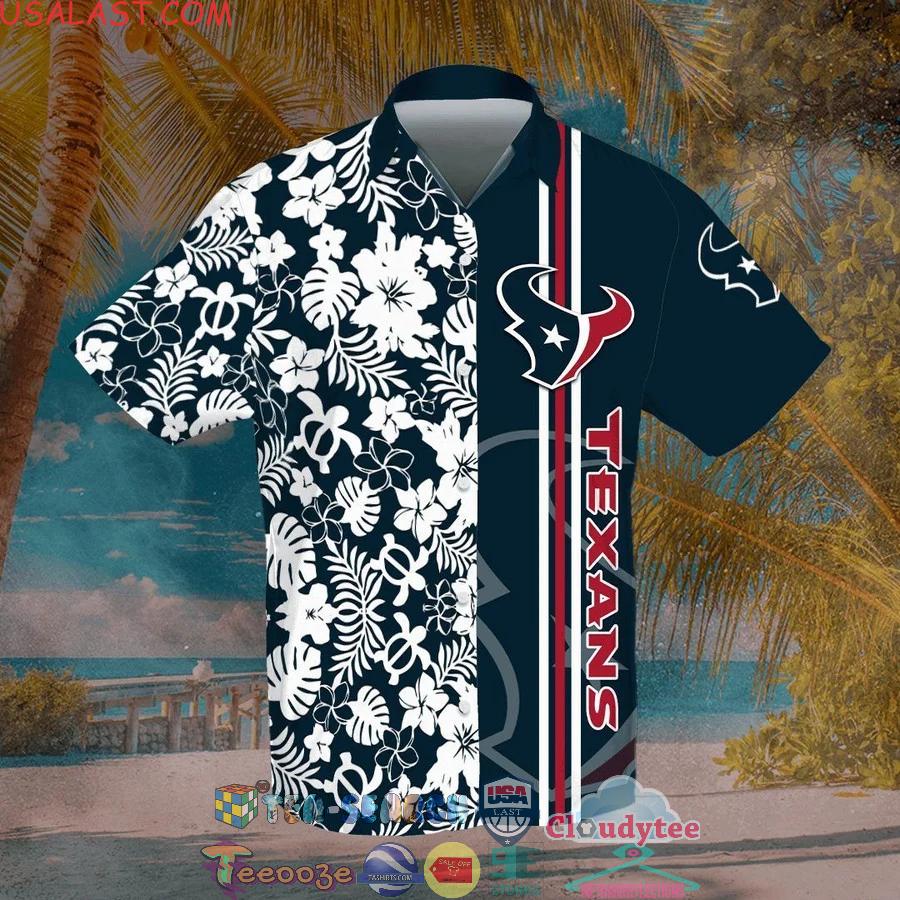 Houston Texans NFL Team Tropical All Over Print Hawaiian Shirt