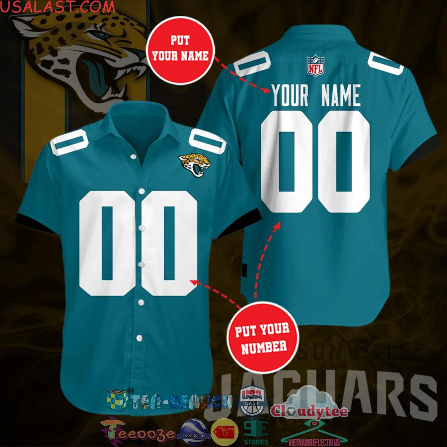 Personalized Jacksonville Jaguars NFL Team Green All Over Print Hawaiian Shirt