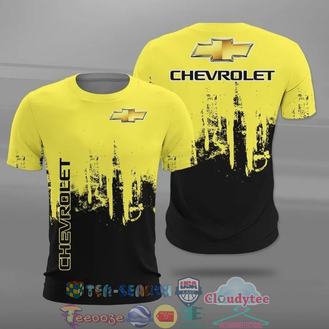 Chevrolet ver 2 all over printed t-shirt hoodie