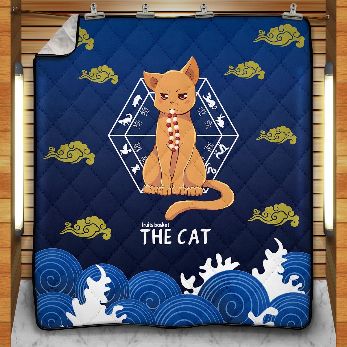 Kyo the Cat Quilt Blanket