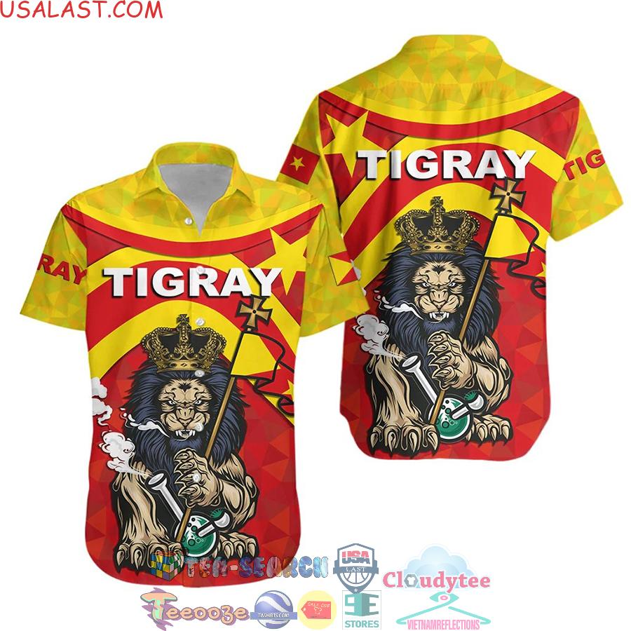 Tigray Lion Vibes Hawaiian Shirt